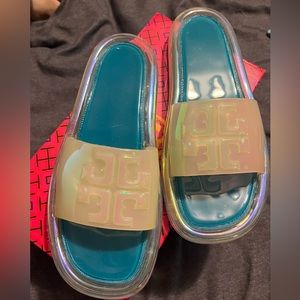 Tory Burch bubble slides
